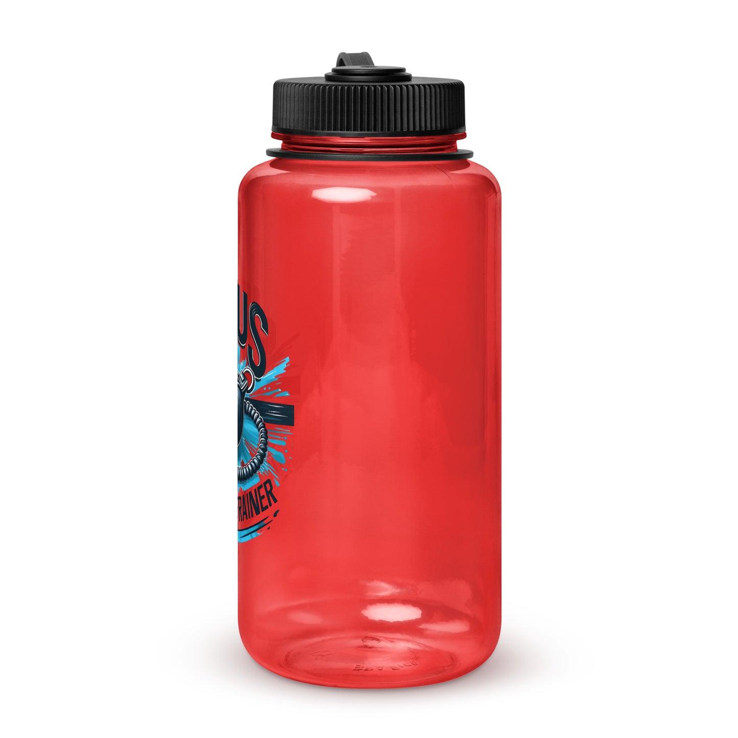 Jesus The Ultimate Trainer Christian Wide mouth plastic water bottle