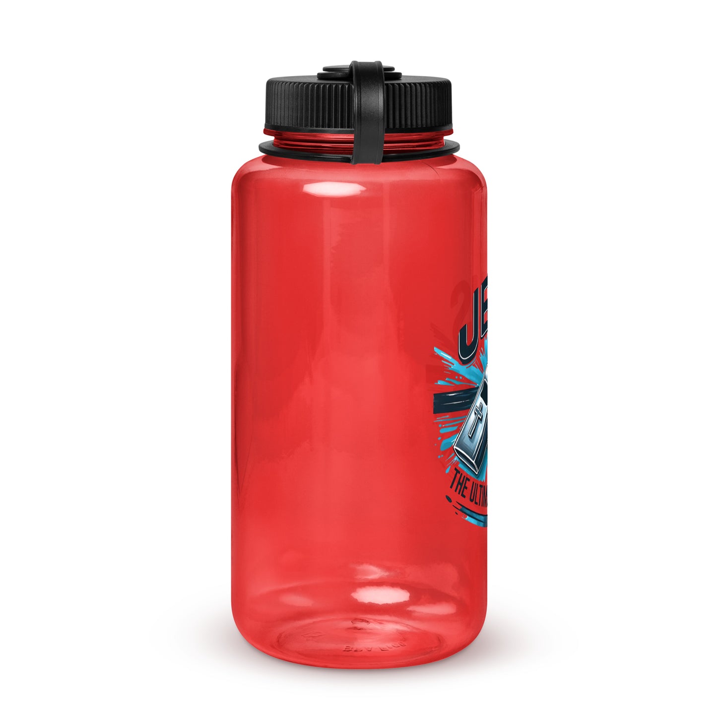 Jesus The Ultimate Trainer Christian Wide mouth plastic water bottle