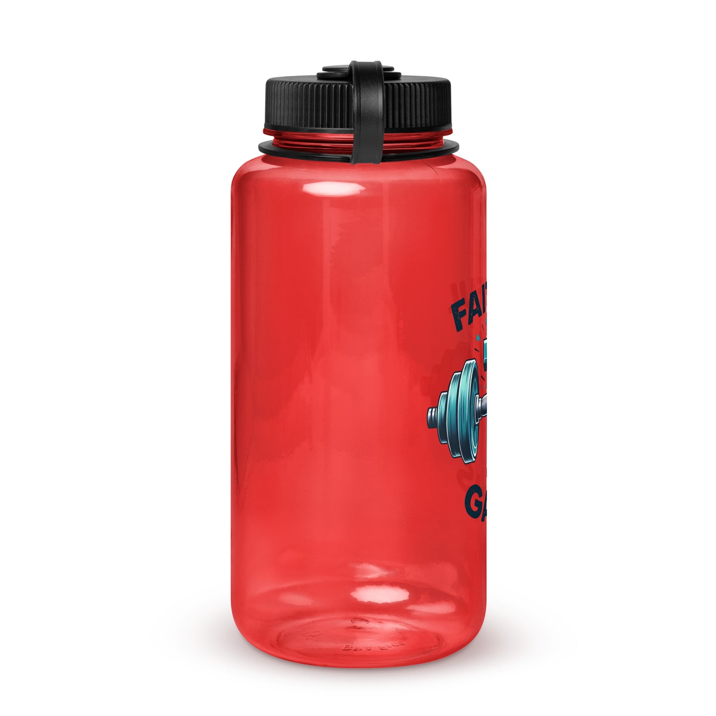 Faithful Gains Christian Wide mouth plastic water bottle