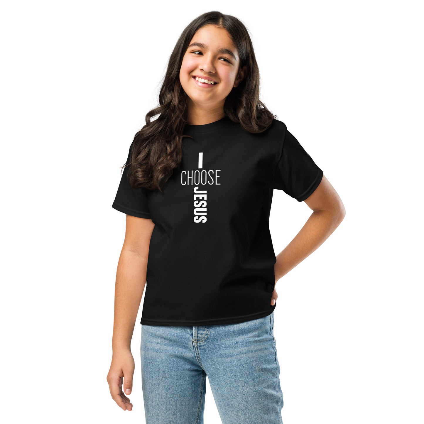 I Choose Jesus Youth Christian T-shirt