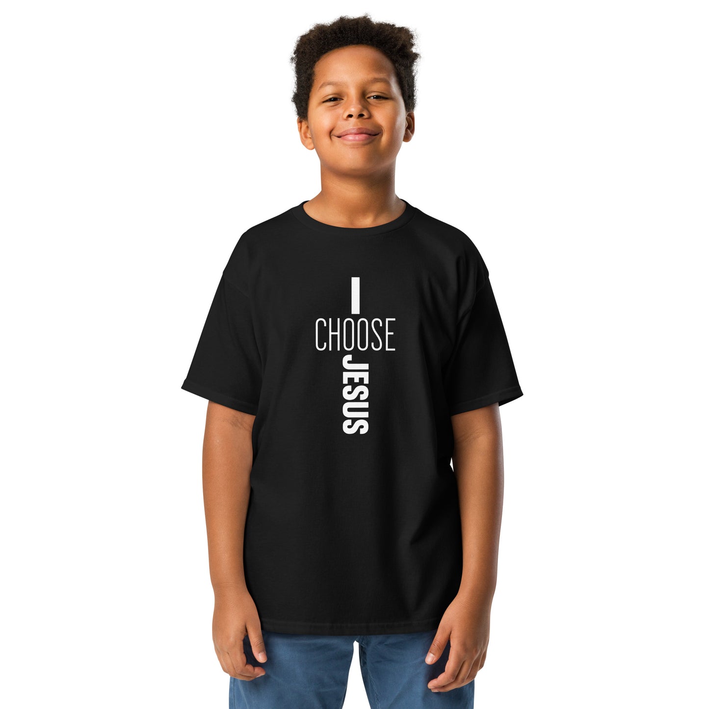 I Choose Jesus Youth Christian T-shirt