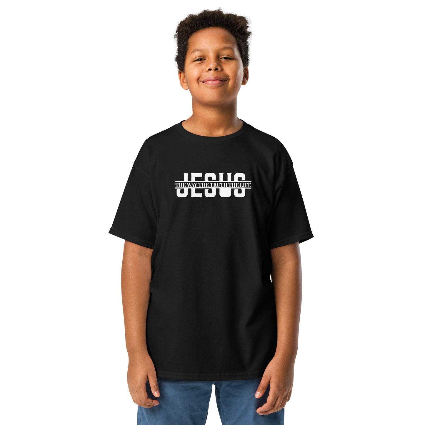 Jesus The Way The Truth Youth Christian T-shirt