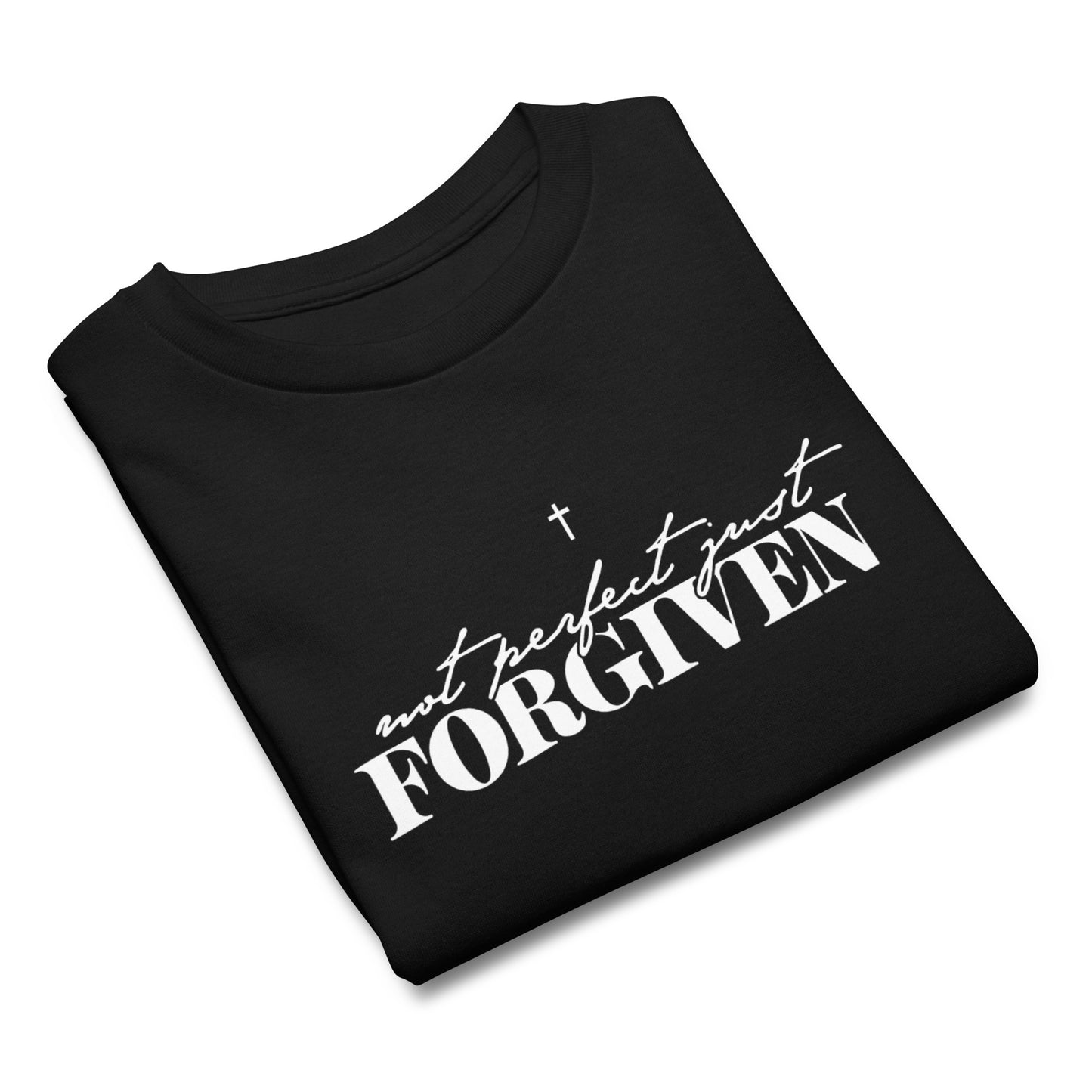 Not Perfect Just Forgiven Youth Christian T-shirt