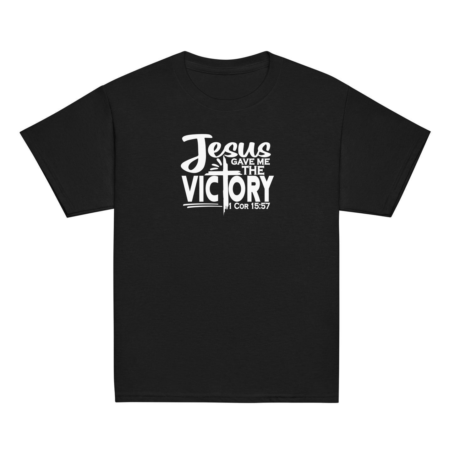 Jesus Gave Me The Victory Youth Christian T-shirt