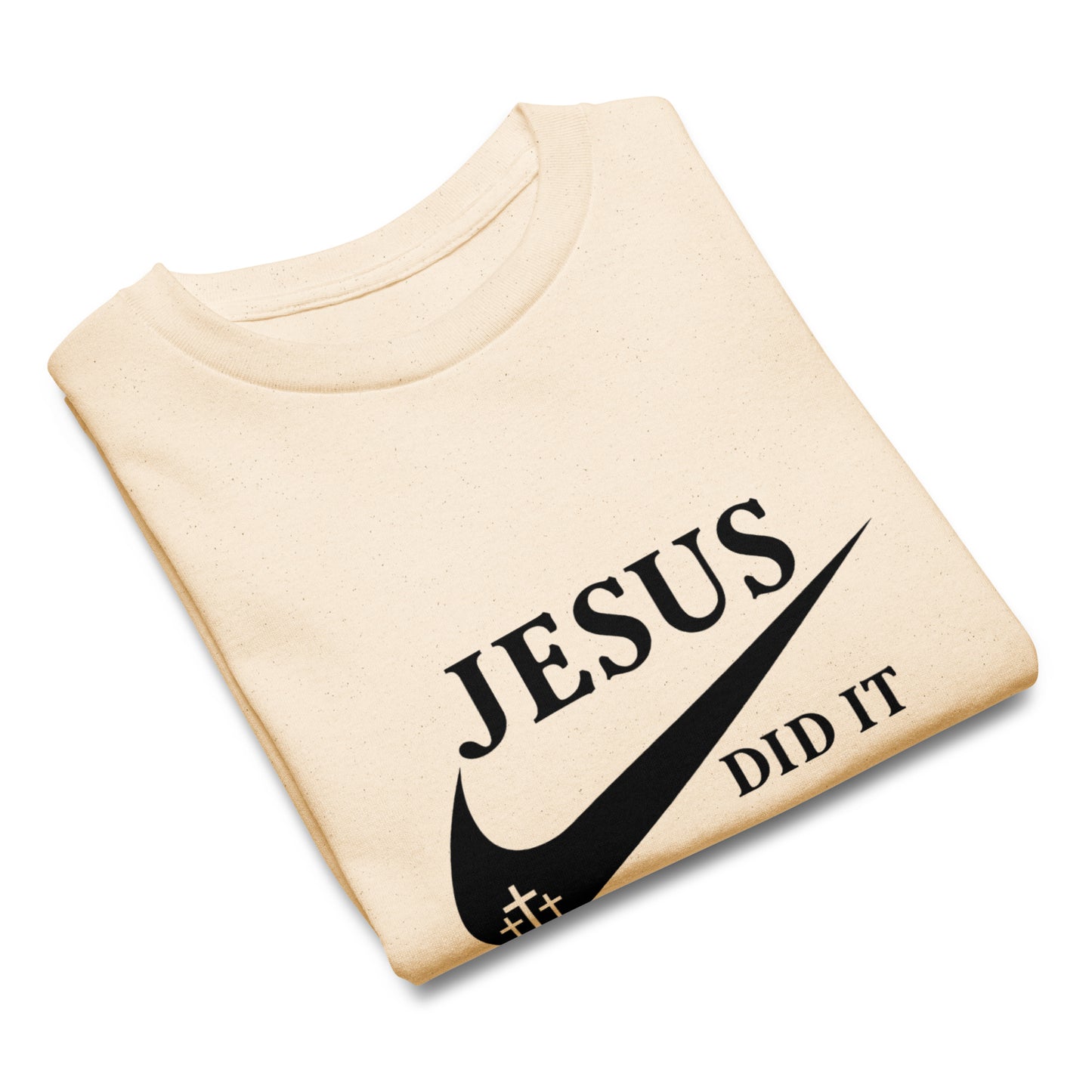 Jesus Did It (like Nike) Youth Christian T-shirt