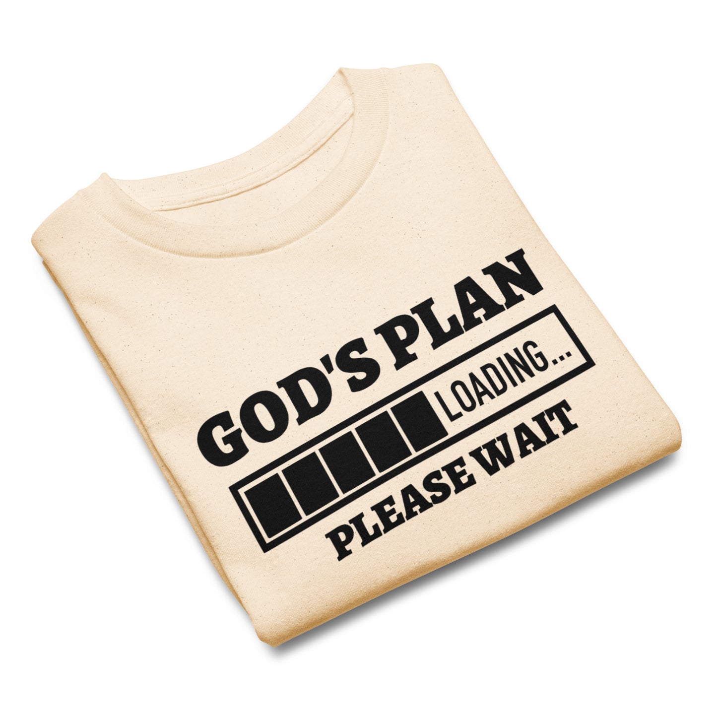 God's Plan Loading Youth Christian T-shirt