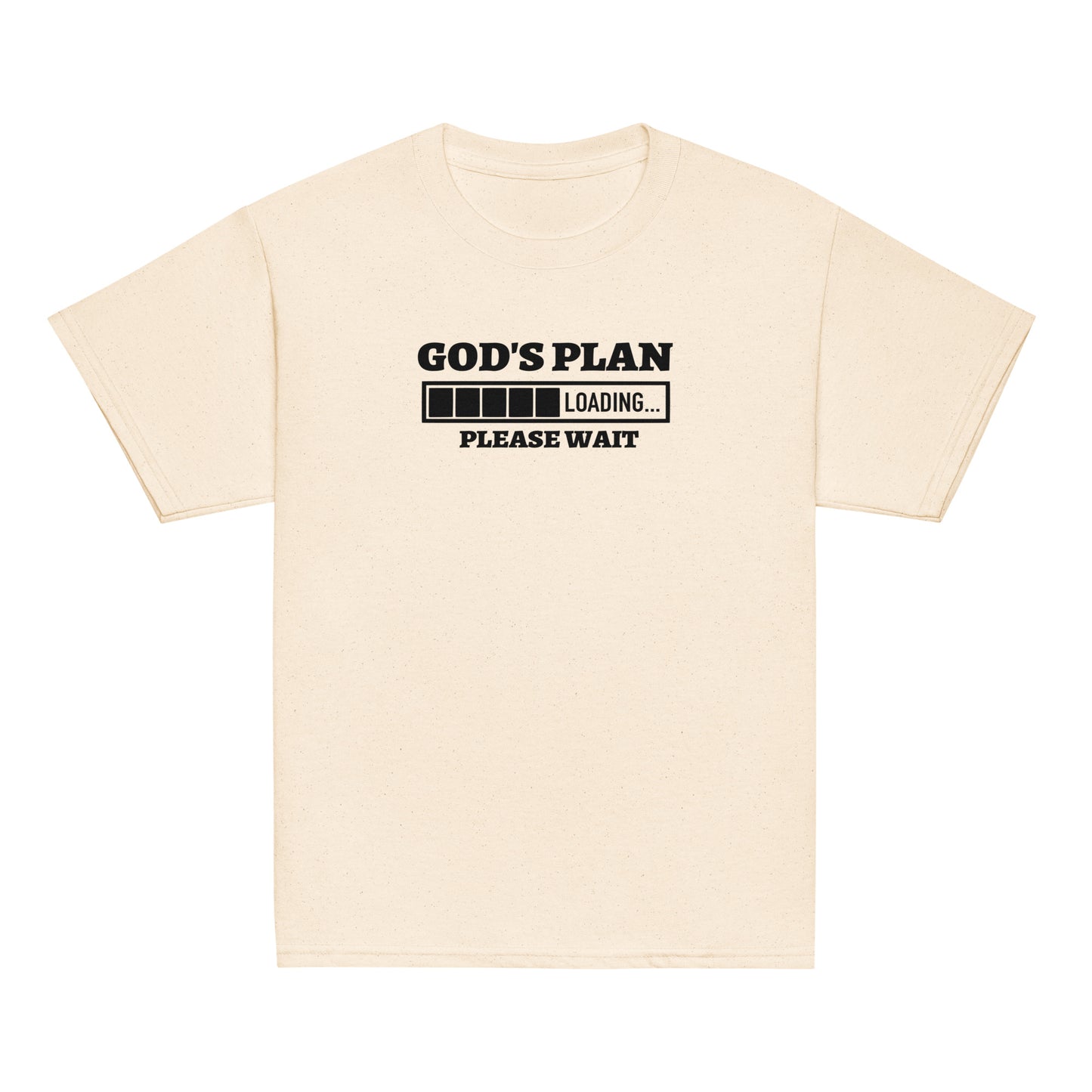 God's Plan Loading Youth Christian T-shirt