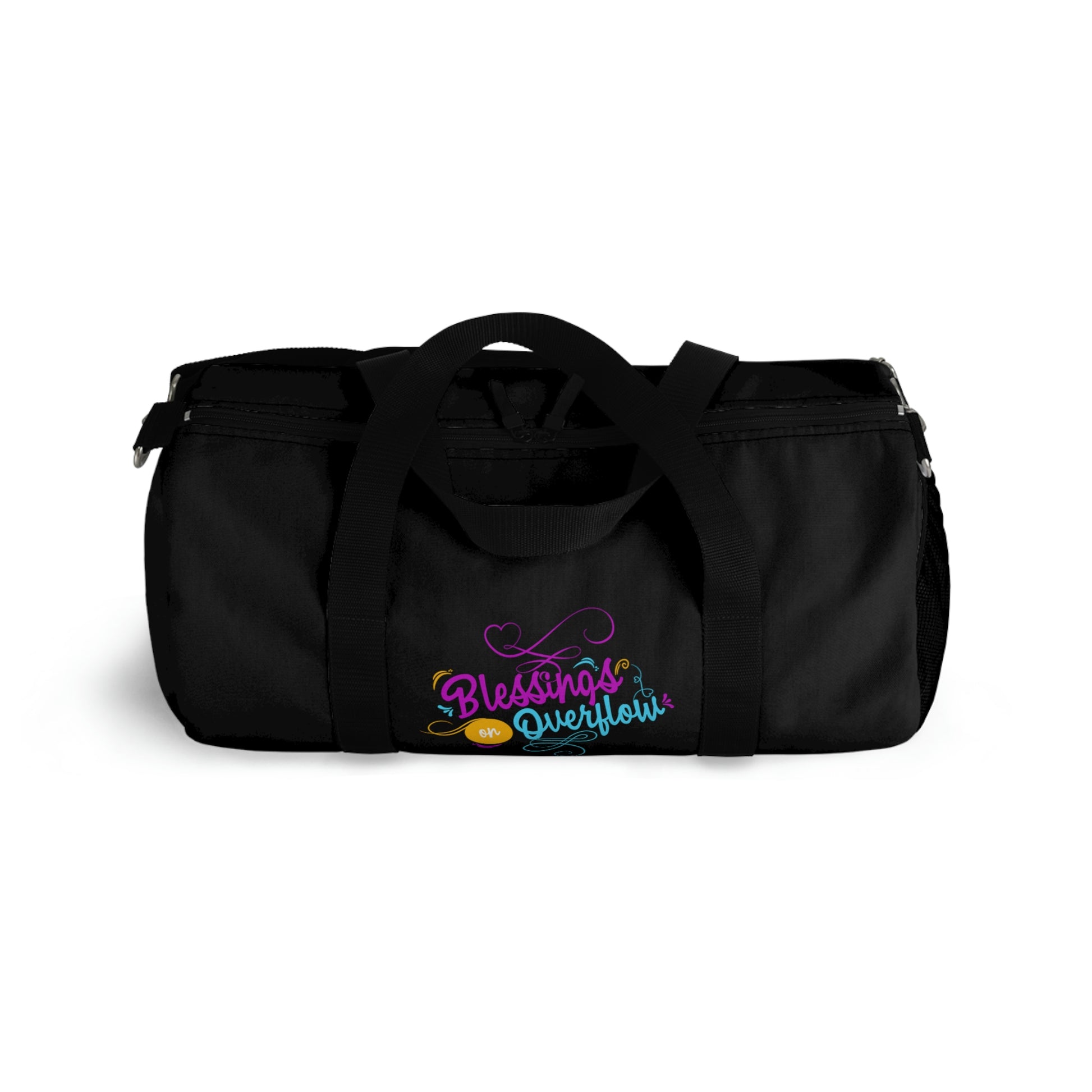 Blessings On Overflow Duffel Bag Printify