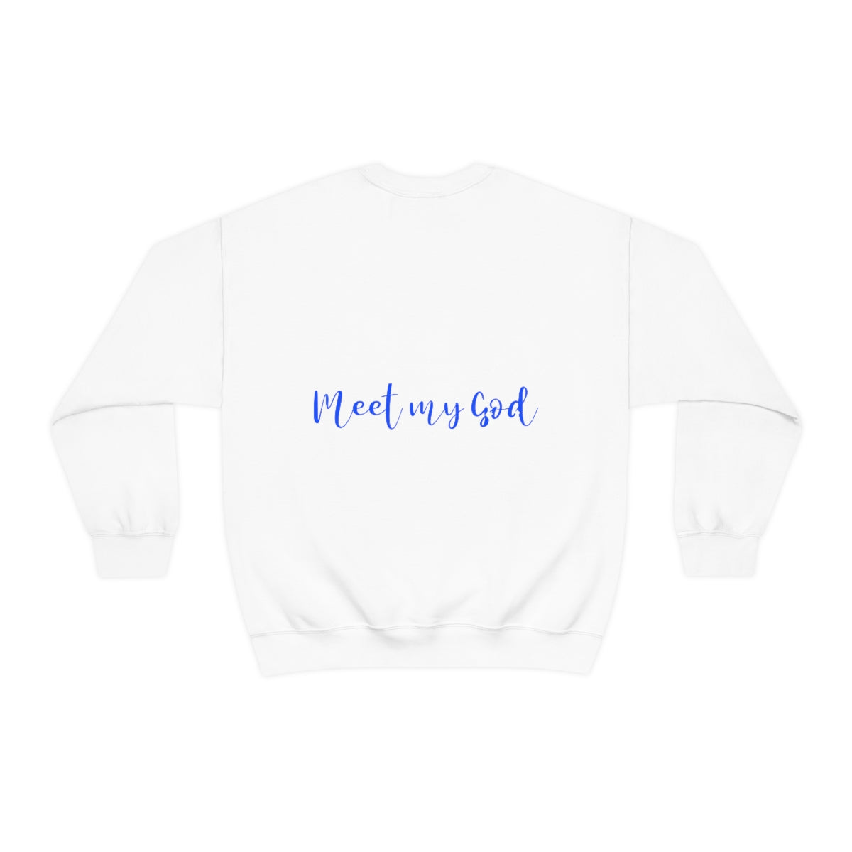 Problems Meet My God Unisex Heavy Blend™ Crewneck Sweatshirt Printify