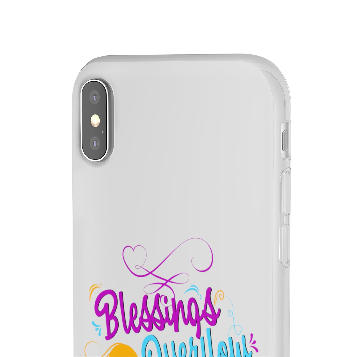 Blessings on Overflow Flexi Phone Case, compatible with select IPhone & Samsung Galaxy Phones Printify