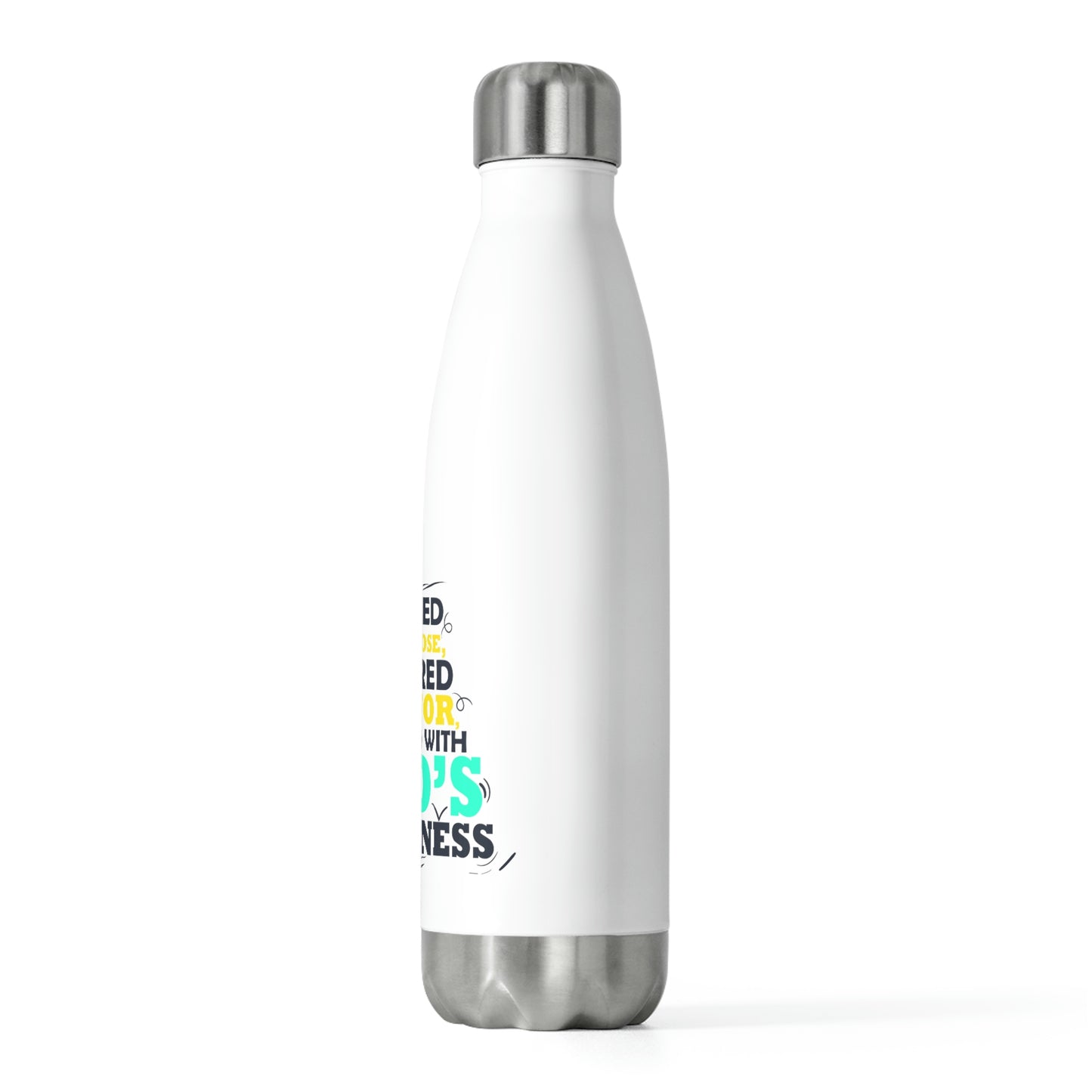 Birthed In Purpose, Covered In Favor, Branded With God's Greatness Insulated Bottle