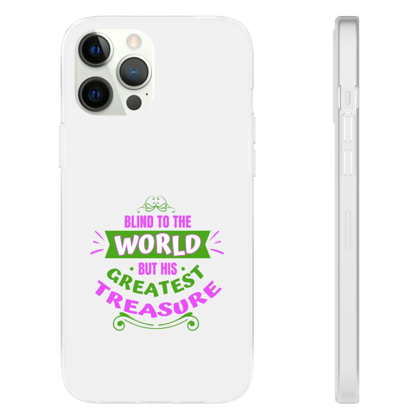 Blind To The World But His Greatest Treasure Flexi Phone Case