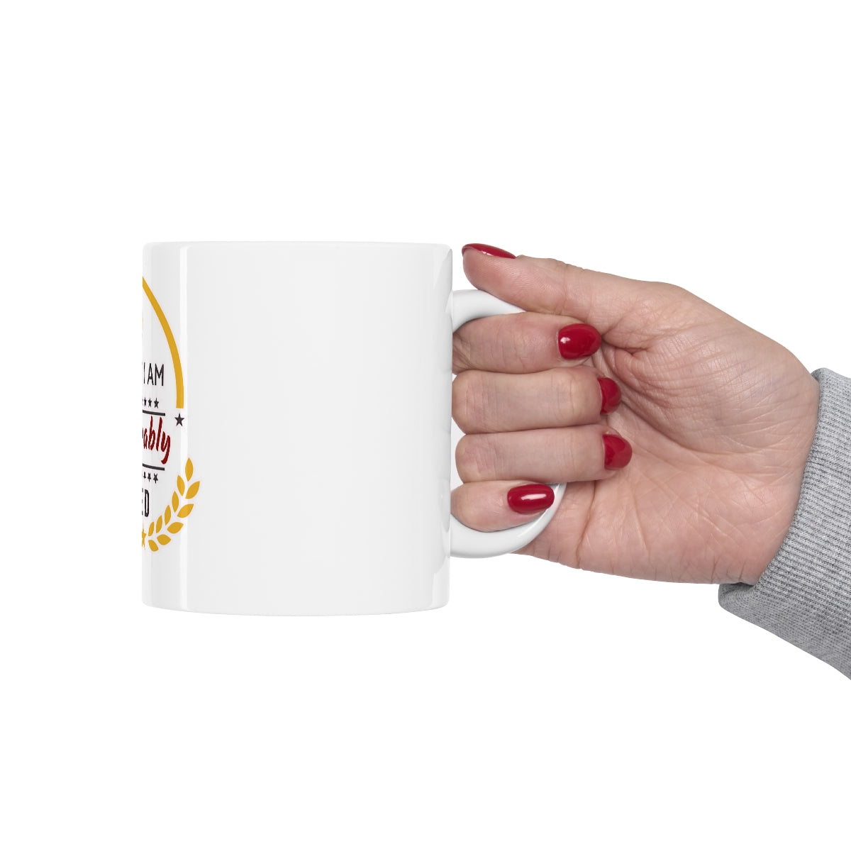 Immeasurably Valued White Ceramic Mug Printify