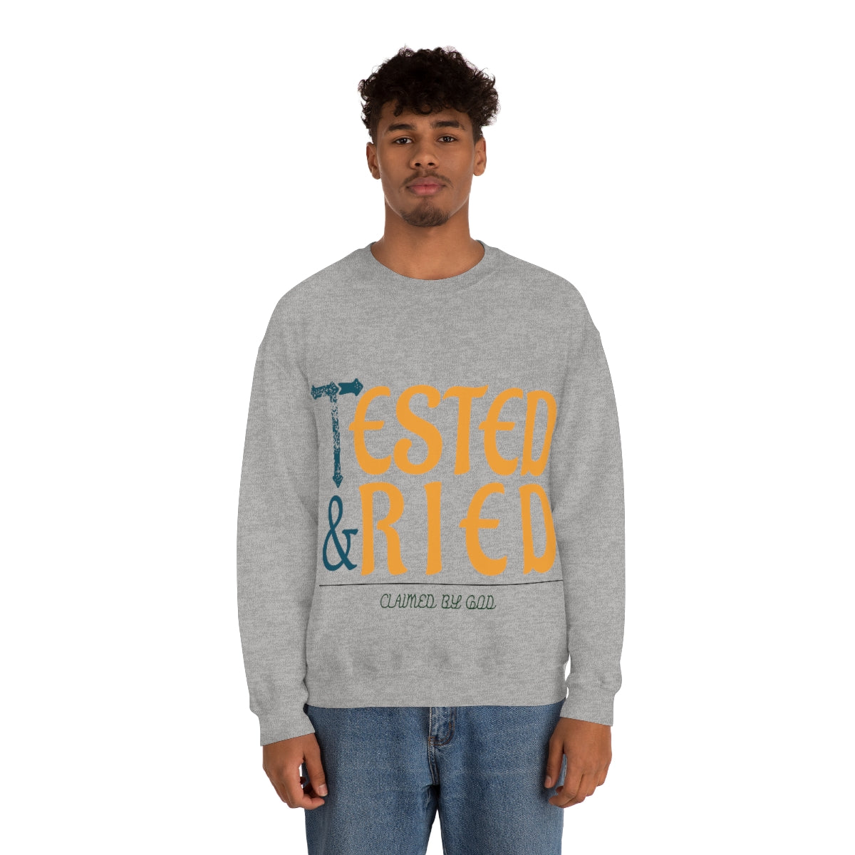 Tested and Tried Unisex Heavy Blend™ Crewneck Sweatshirt Printify