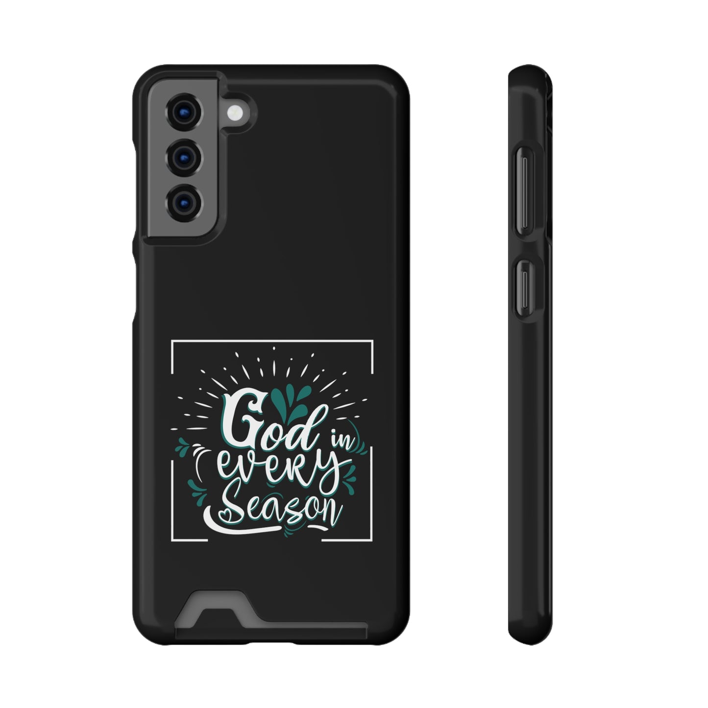 God In Every Season Phone Case With Card Holder