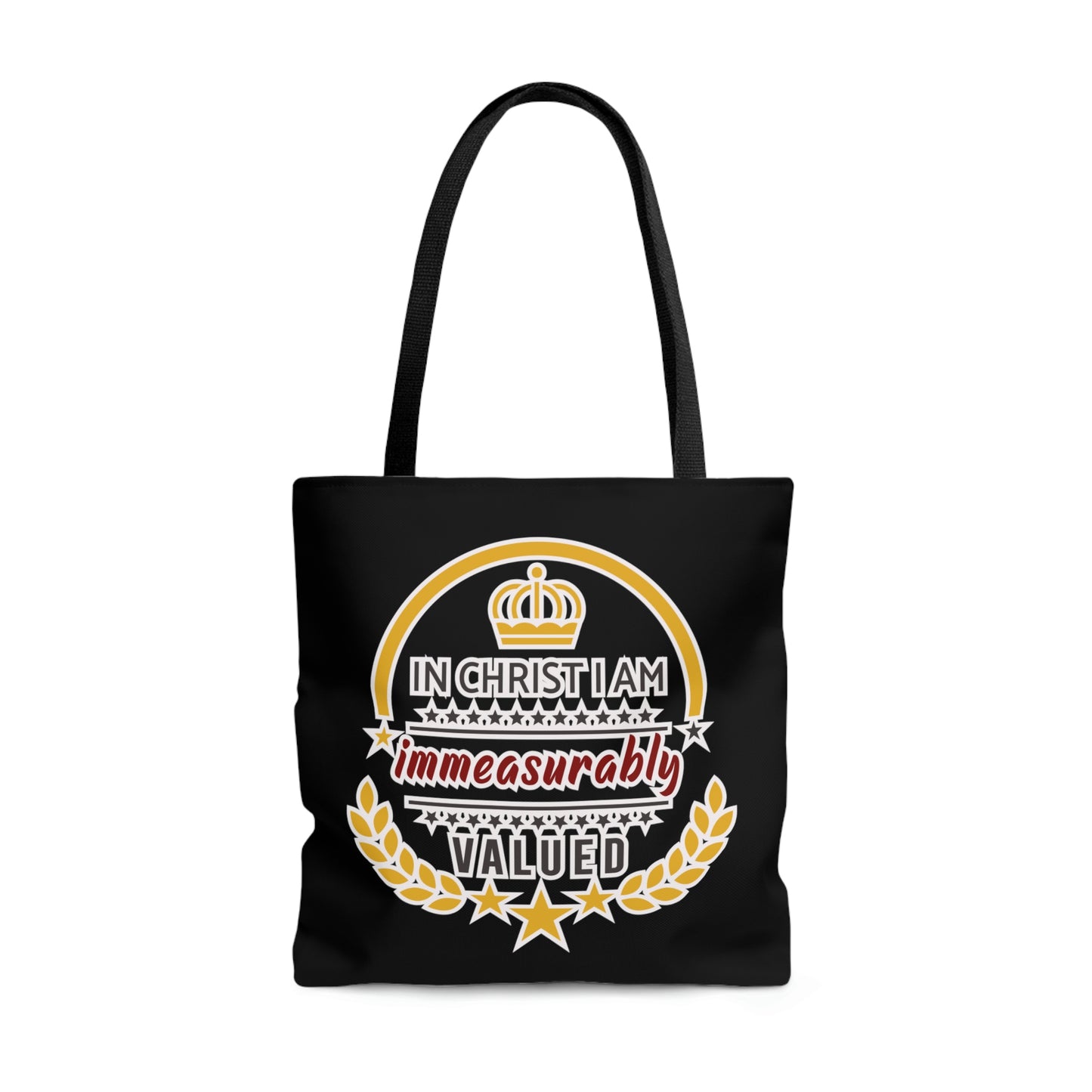 In Christ I Am Immeasurably Valued Tote Bag