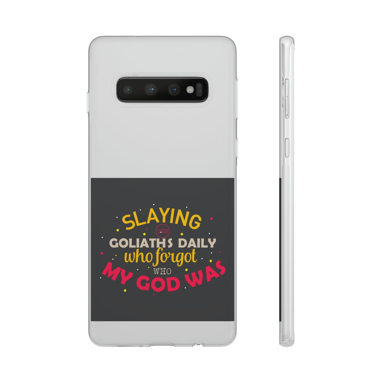 Slaying The Goliaths Daily Who Forgot Who My God Was Flexi Phone Case