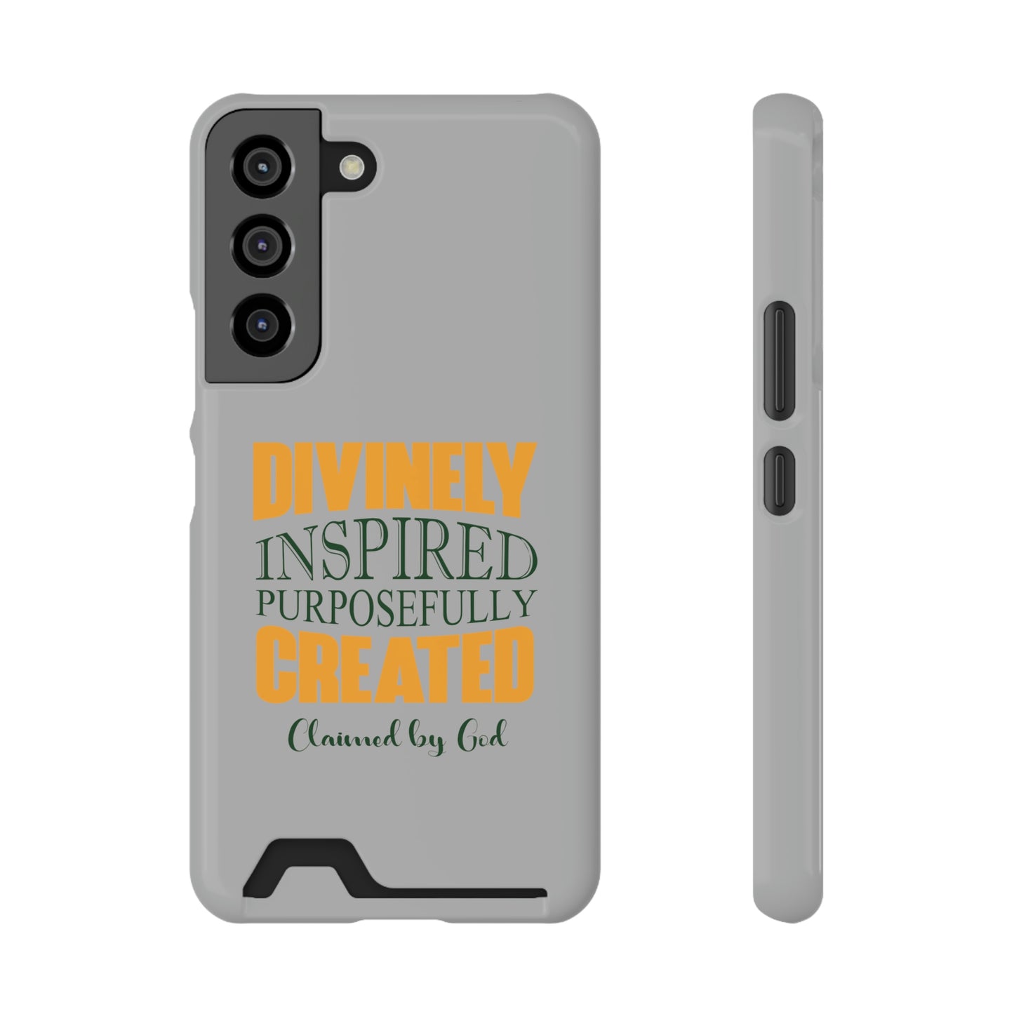 Divinely Inspired Purposefully Created Phone Case With Card Holder