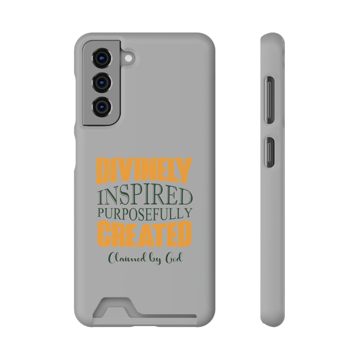 Divinely Inspired Purposefully Created Phone Case With Card Holder