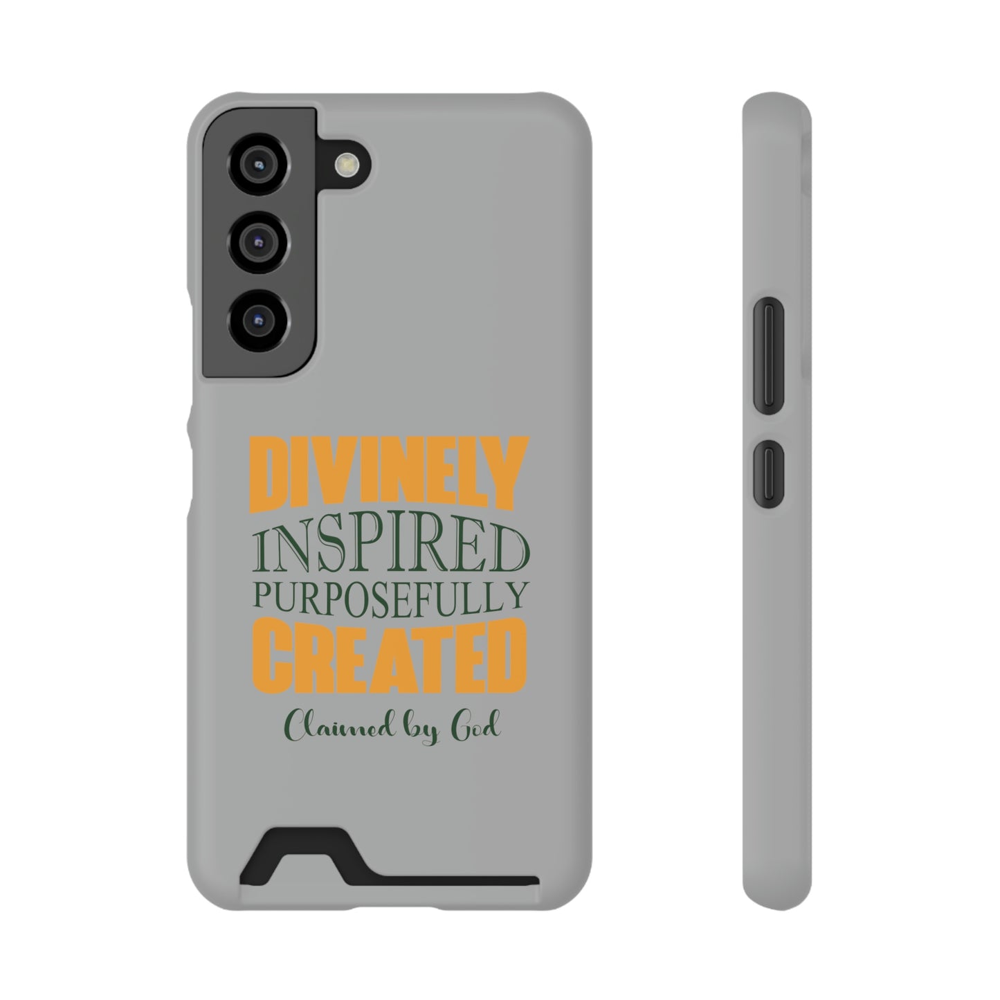 Divinely Inspired Purposefully Created Phone Case With Card Holder