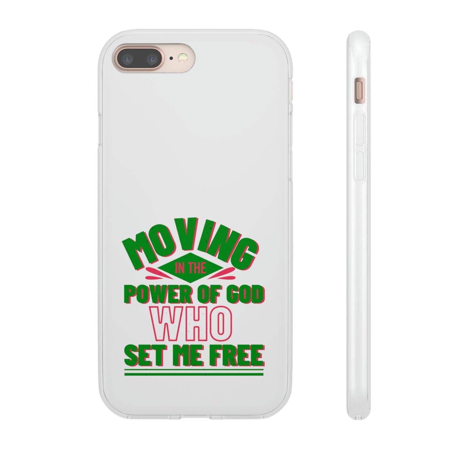 Moving In The Power Of God Who Set Me Free Flexi Phone Case