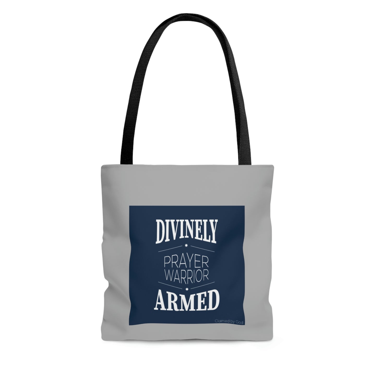 Divinely Armed Prayer Warrior Tote Bag