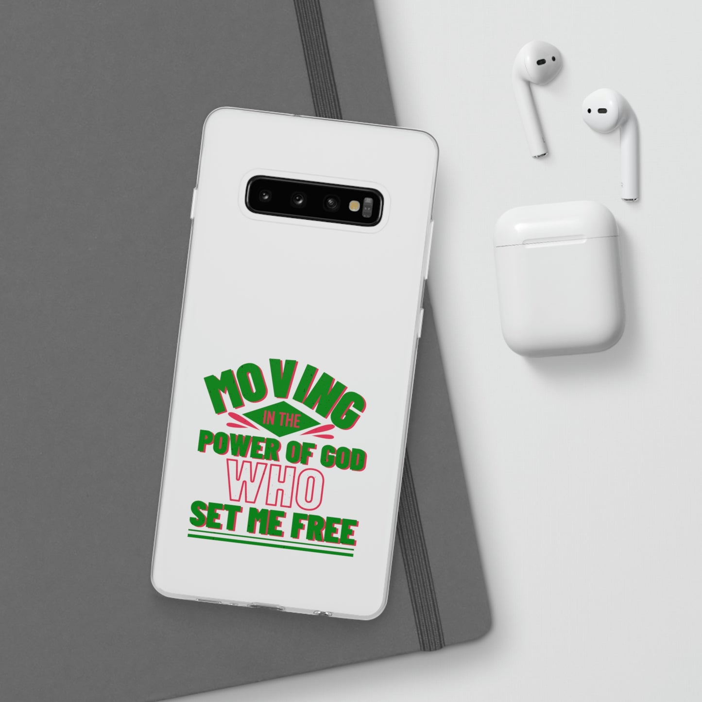 Moving In The Power Of God Who Set Me Free Flexi Phone Case