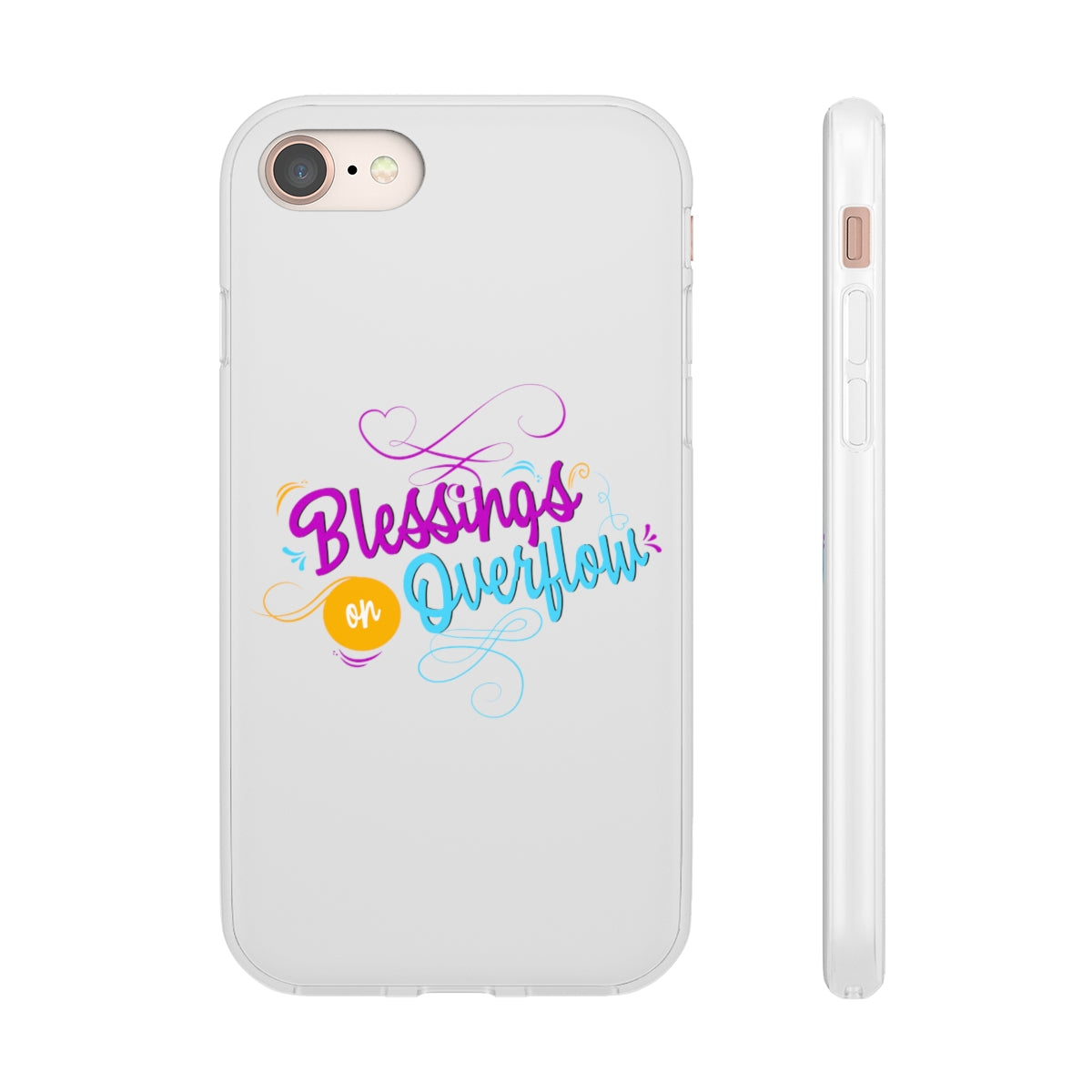 Blessings on Overflow Flexi Phone Case, compatible with select IPhone & Samsung Galaxy Phones Printify