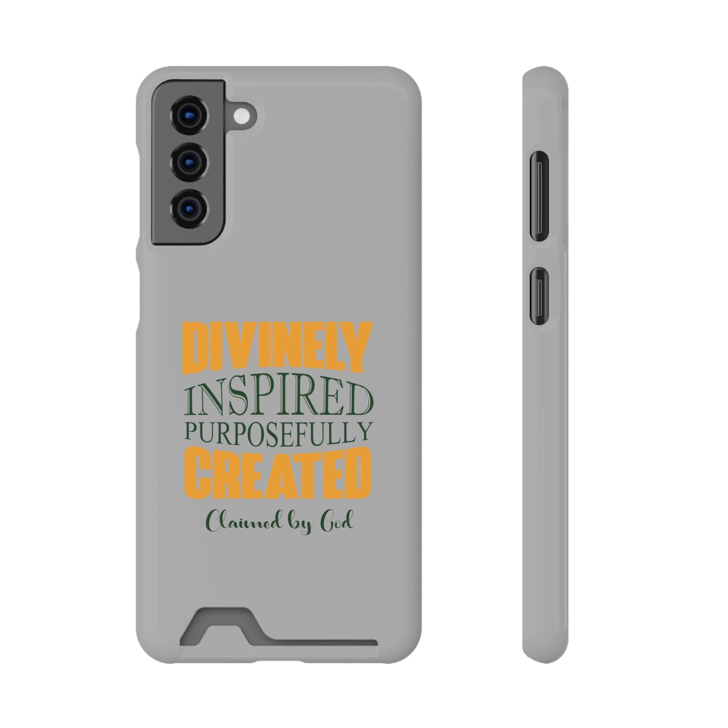 Divinely Inspired Purposefully Created Phone Case With Card Holder