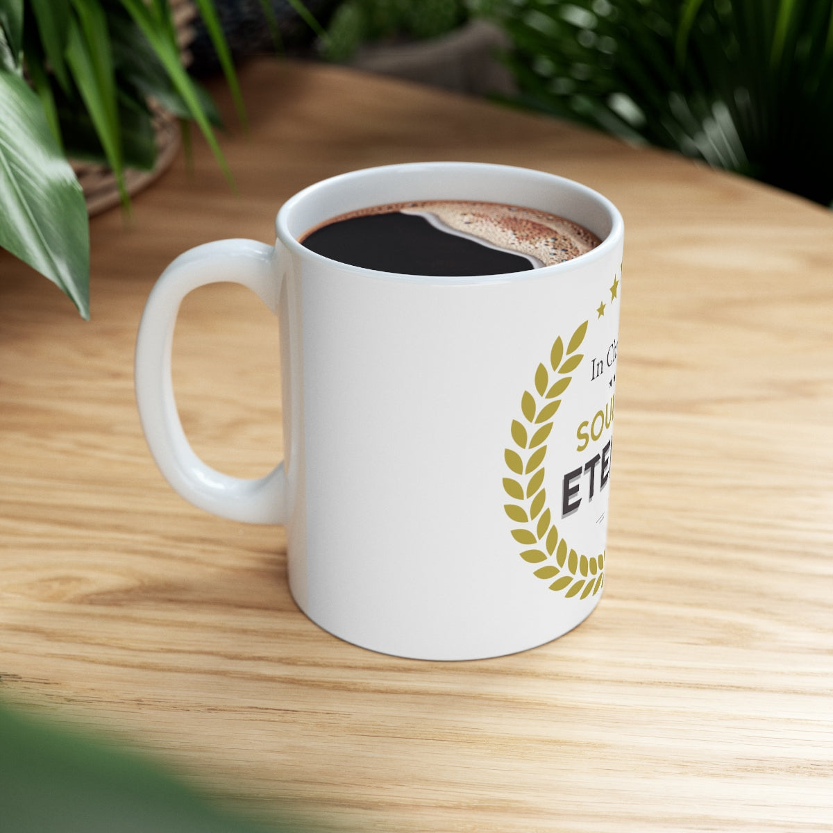 Soulfully Eternal White Ceramic MUG Printify