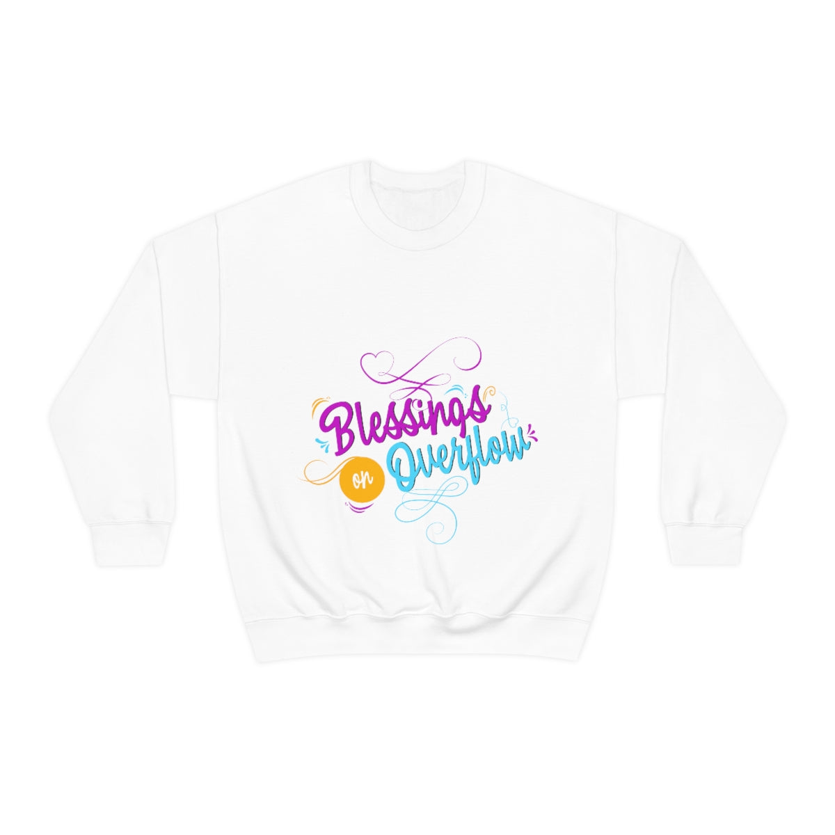 Blessings On Overflow Unisex Heavy Blend™ Crewneck Sweatshirt Printify