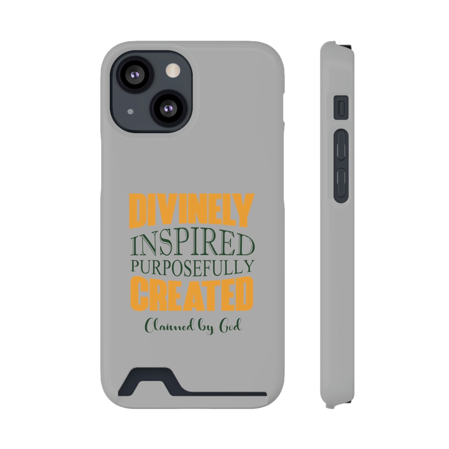 Divinely Inspired Purposefully Created Phone Case With Card Holder