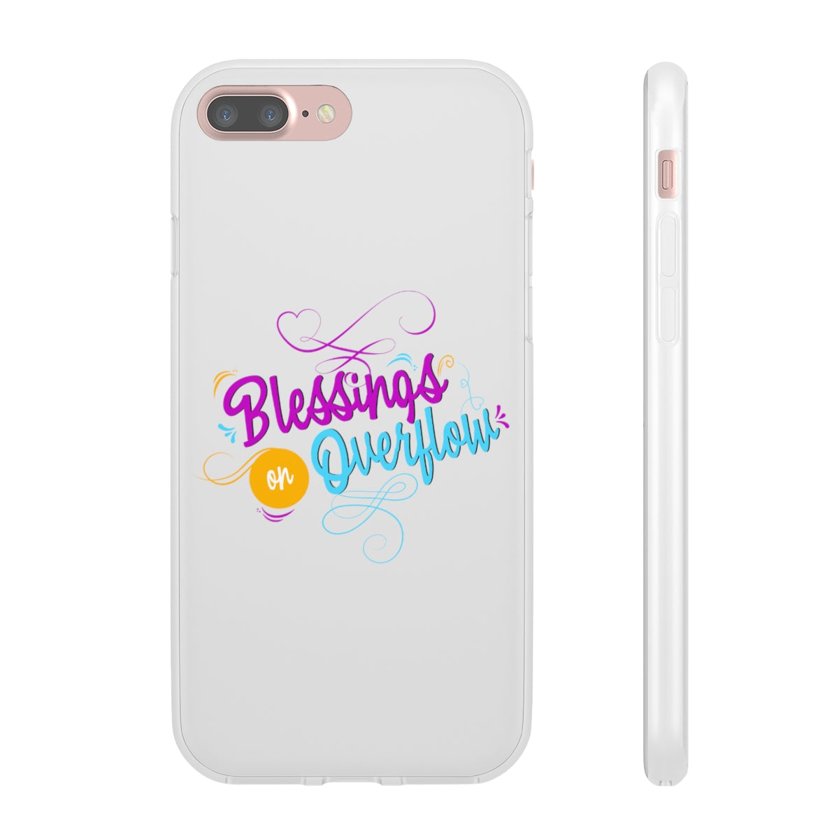 Blessings on Overflow Flexi Phone Case, compatible with select IPhone & Samsung Galaxy Phones Printify