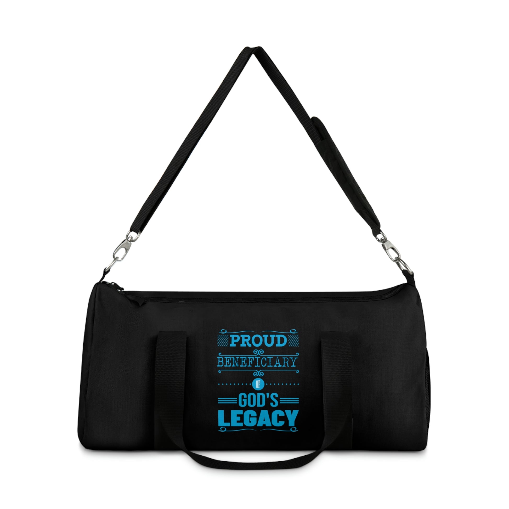 Proud Beneficiary Of God's Legacy Duffel Bag Printify