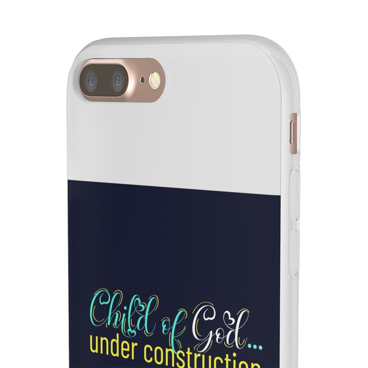 Child of God Under Construction Flexi Phone Case.compatible with select IPhone & Samsung Galaxy Phones Printify