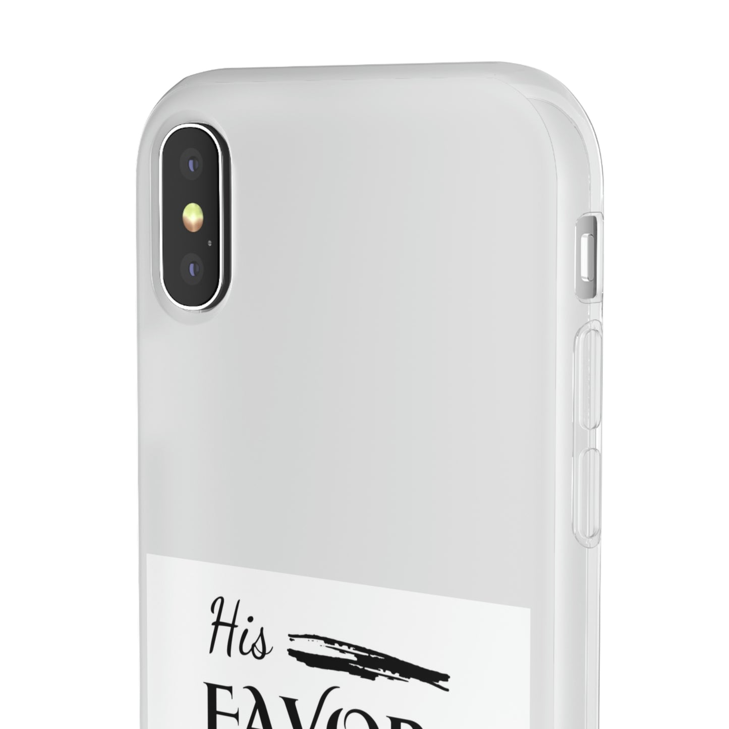 His Favor, Grace & Mercy Are Sufficient Flexi Phone Case