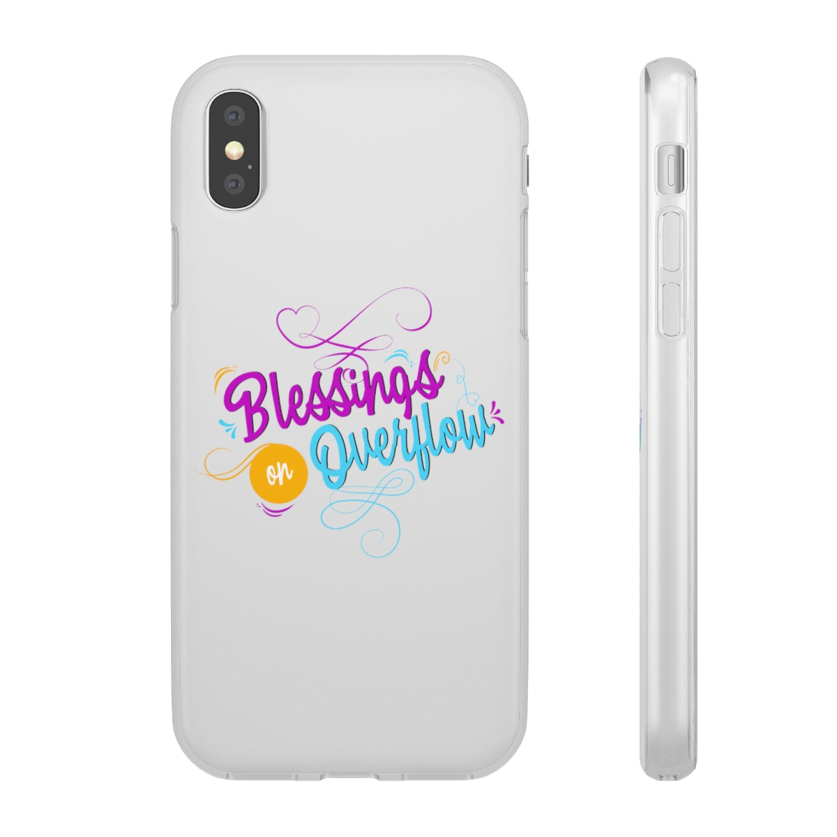 Blessings on Overflow Flexi Phone Case, compatible with select IPhone & Samsung Galaxy Phones Printify