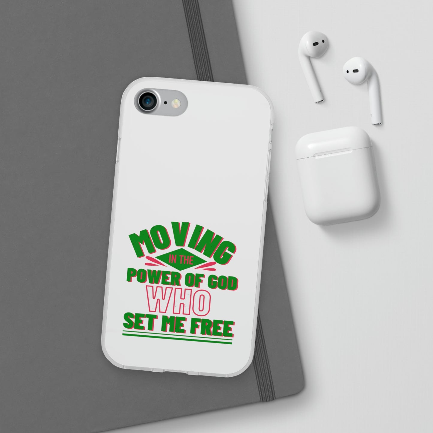 Moving In The Power Of God Who Set Me Free Flexi Phone Case