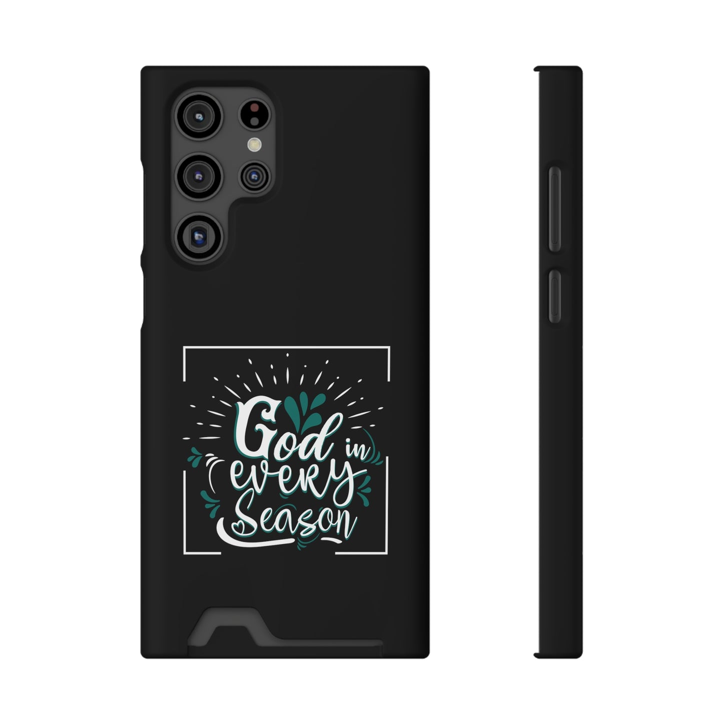 God In Every Season Phone Case With Card Holder