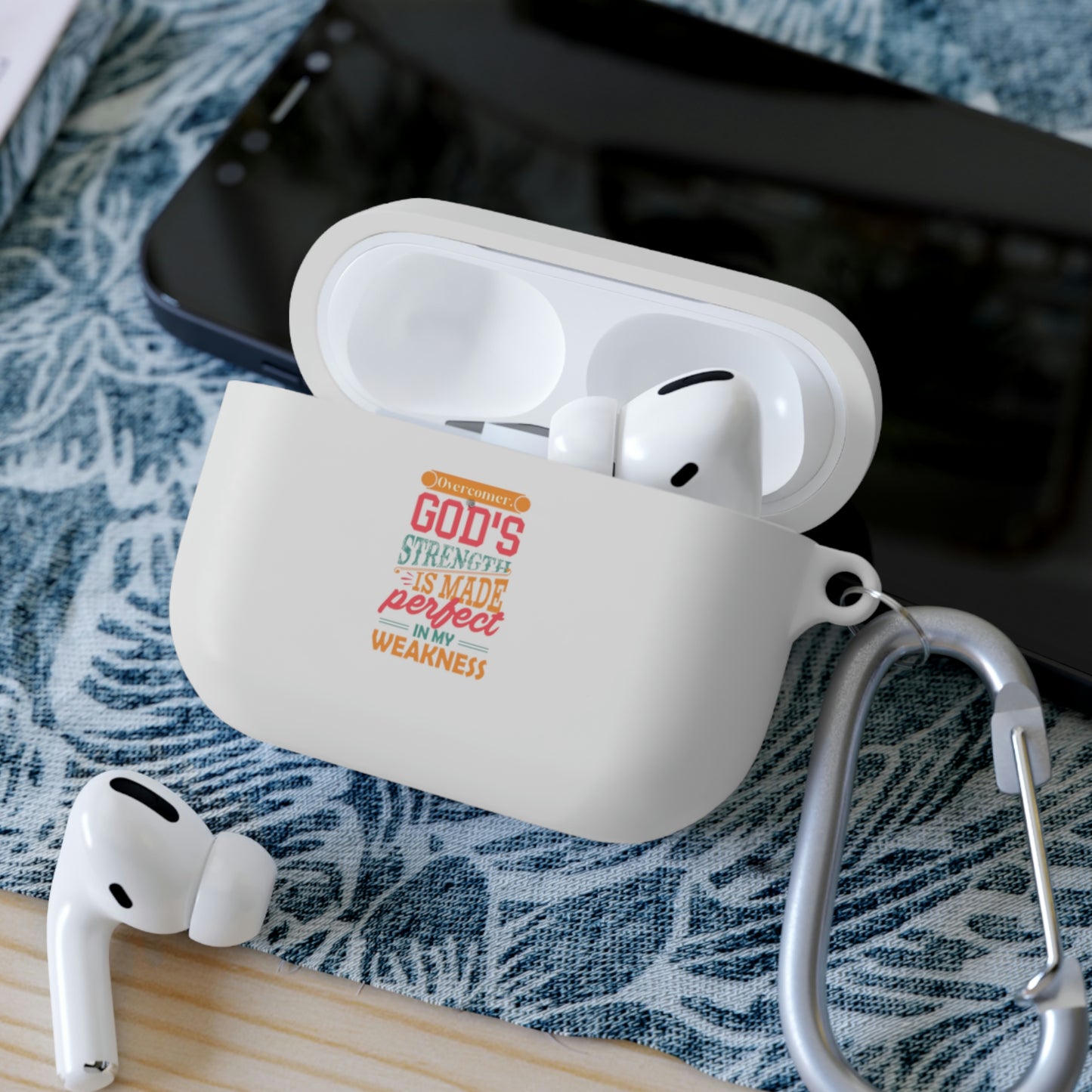 Overcomer, God's Strength Is Made Perfect In My Weakness AirPods / Airpods Pro Case cover