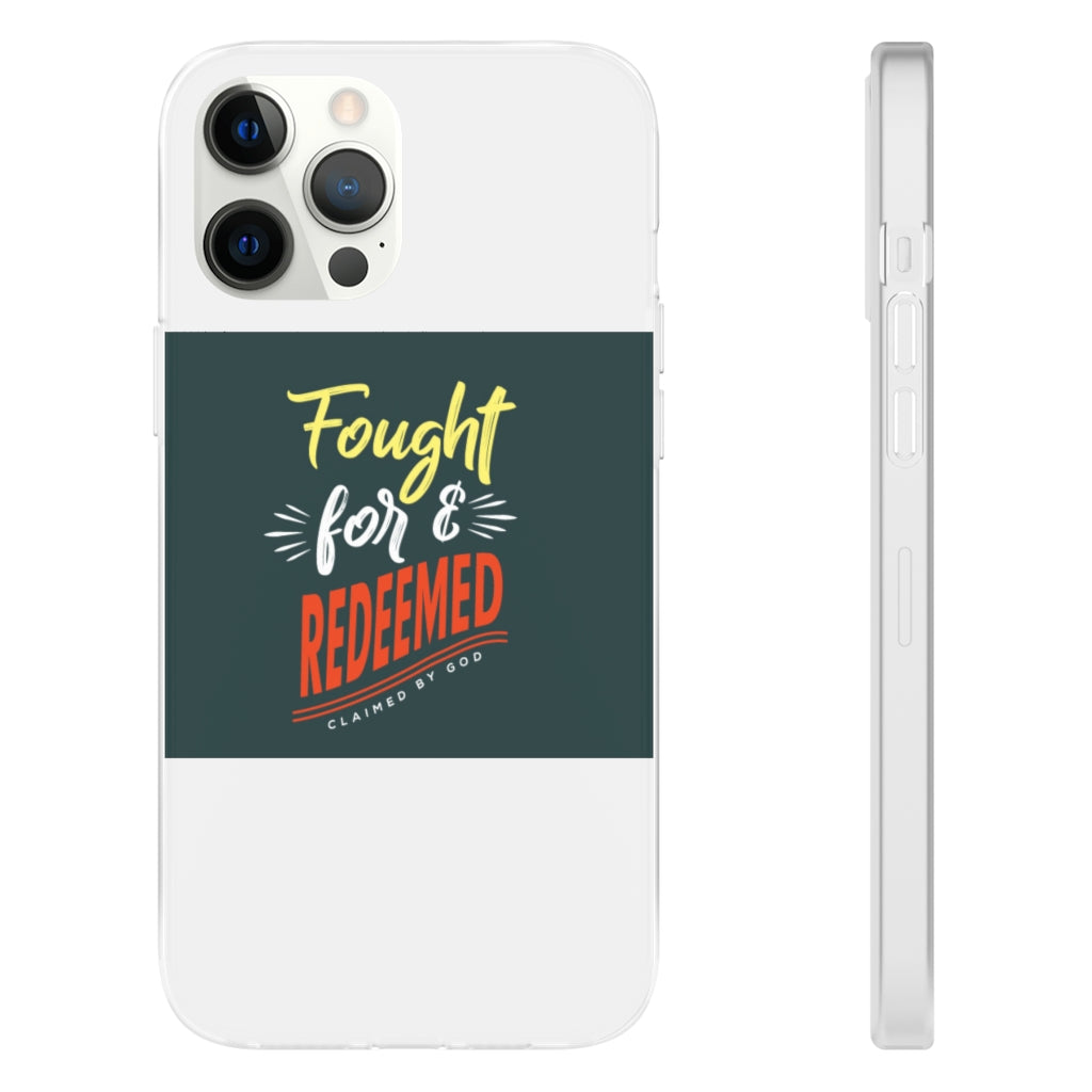 fought for and  redeemed Flexi Phone Case. compatible with select IPhone & Samsung Galaxy Phones Printify