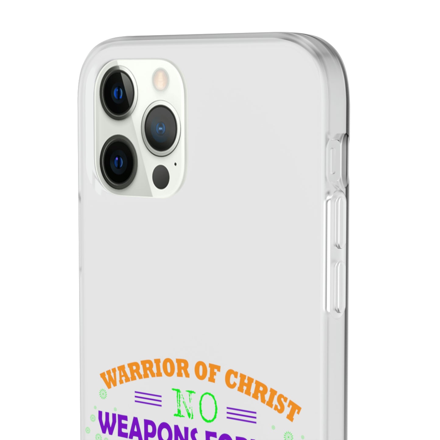 Warrior Of Christ No Weapons Formed Against Me Will Prosper Flexi Phone Case