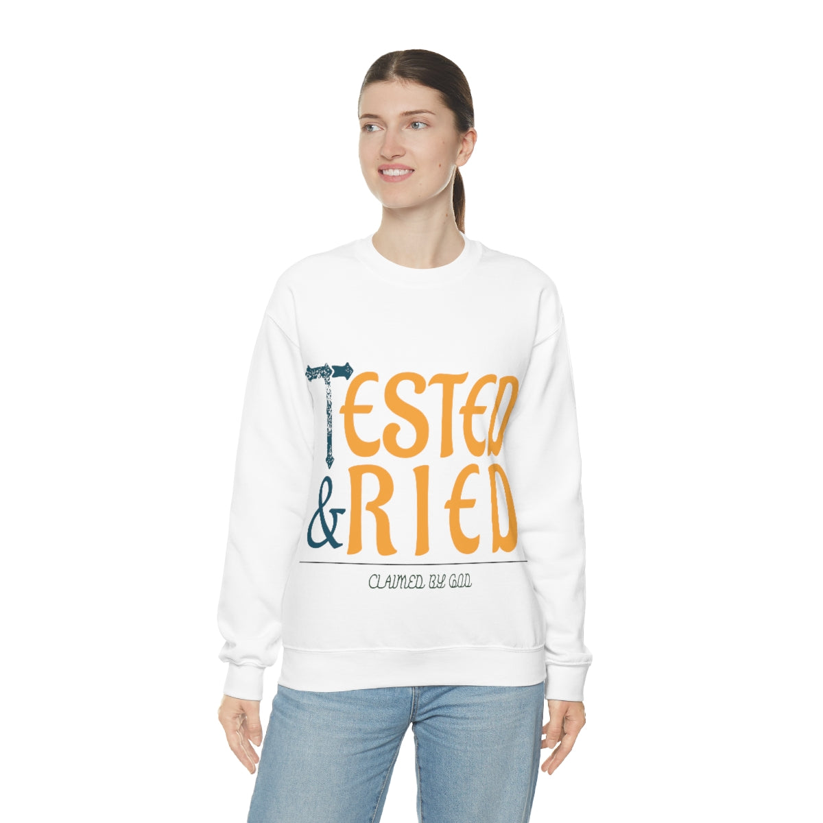 Tested and Tried Unisex Heavy Blend™ Crewneck Sweatshirt Printify