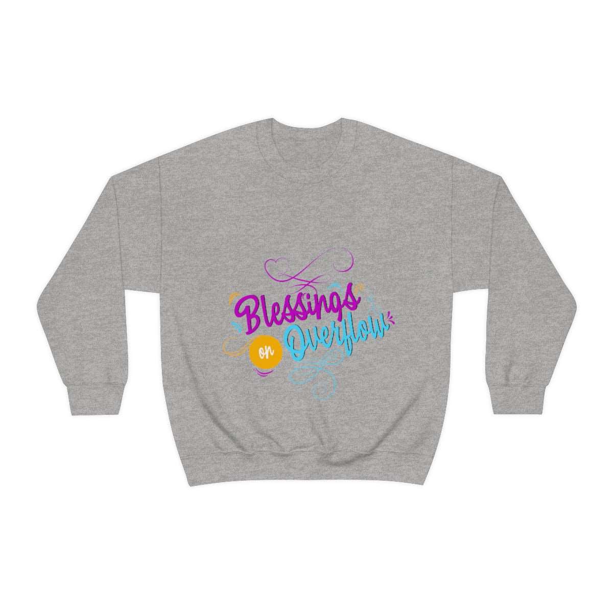 Blessings On Overflow Unisex Heavy Blend™ Crewneck Sweatshirt Printify