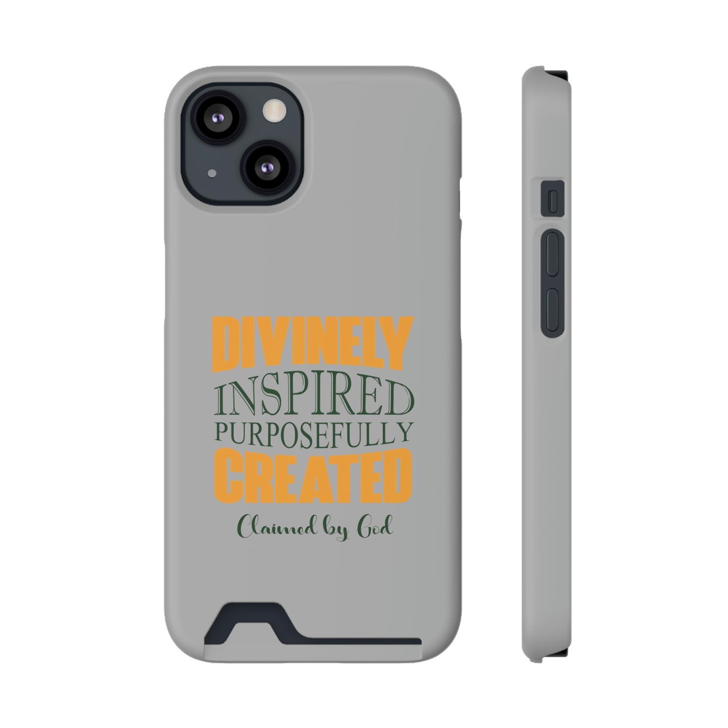 Divinely Inspired Purposefully Created Phone Case With Card Holder
