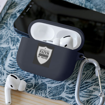 Armed by Faith Shielded By Prayer AirPods / Airpods Pro Case cover - ClaimedbyGodDesigns