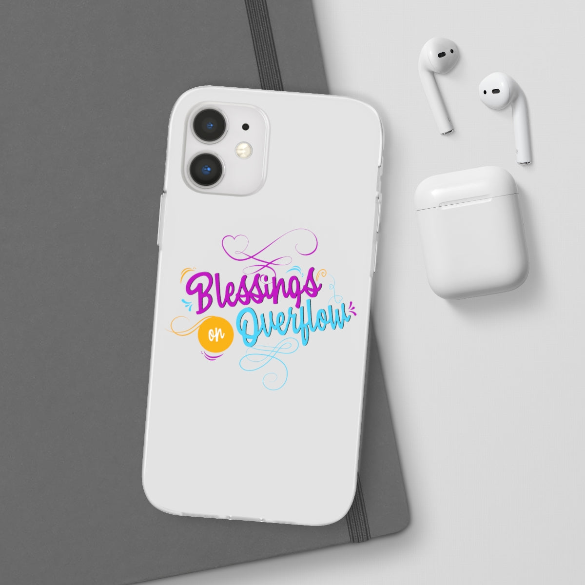 Blessings on Overflow Flexi Phone Case, compatible with select IPhone & Samsung Galaxy Phones Printify