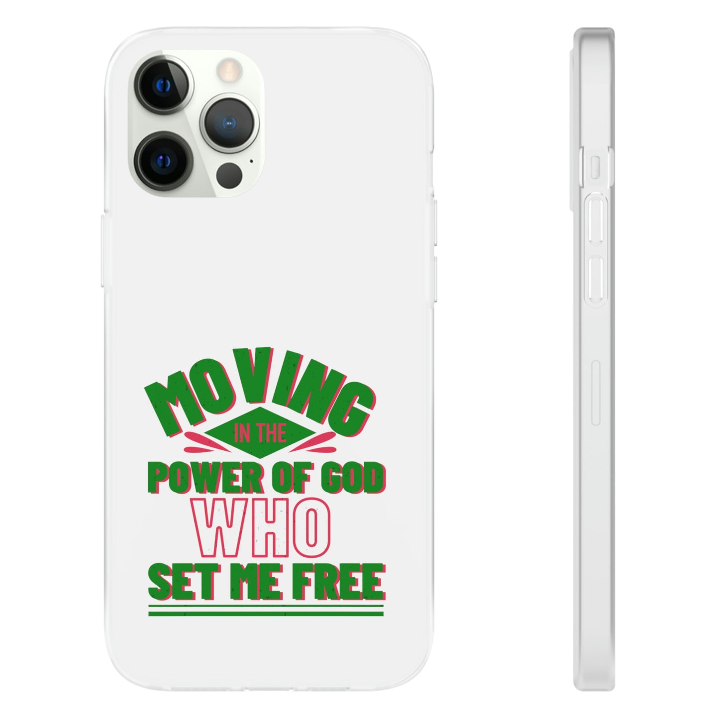 Moving In The Power Of God Who Set Me Free Flexi Phone Case