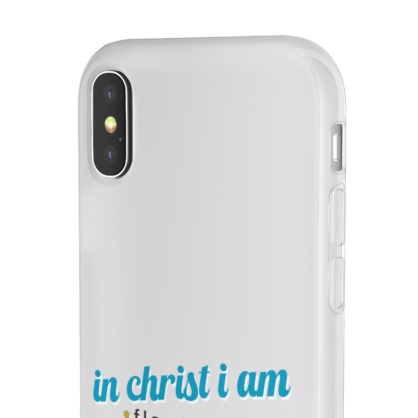 In Christ I Am Flawlessly & Purposefully Created Flexi Phone Case