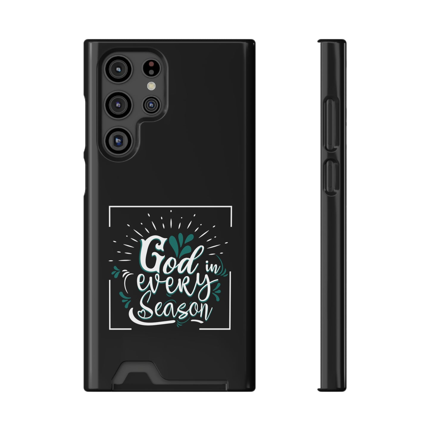 God In Every Season Phone Case With Card Holder